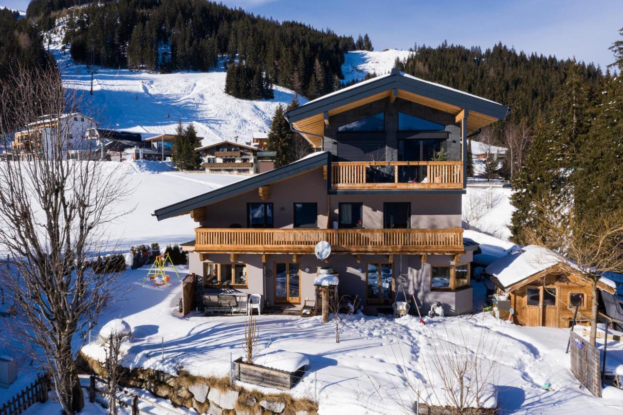 Ski In - Ski Out Panoramaferienhaus Breitmoos Neben Mittelstation Mittersill Eksteriør bilde